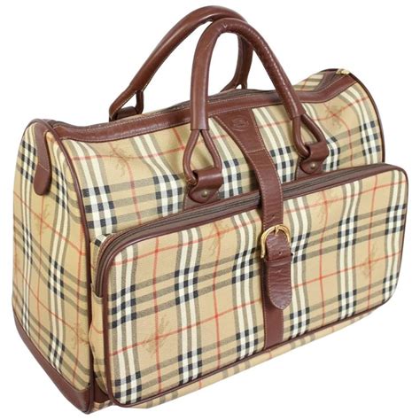 burberry travel bag suitcase|burberry leather briefcase for men.